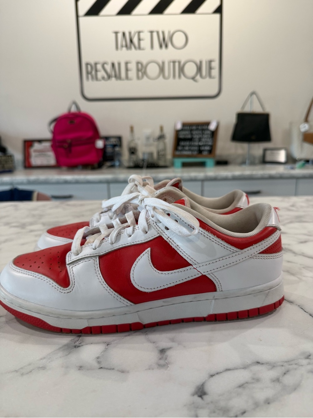 Nike Dunk Low Retro Championship Red DD1391-600  Size 8